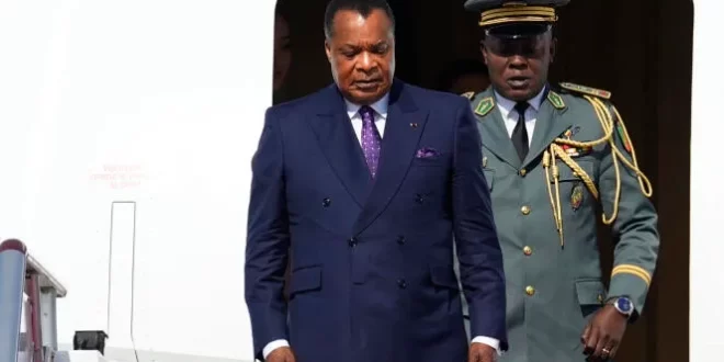 Le président du Congo Denis Sassou Nguesso chez Vladimir Poutine